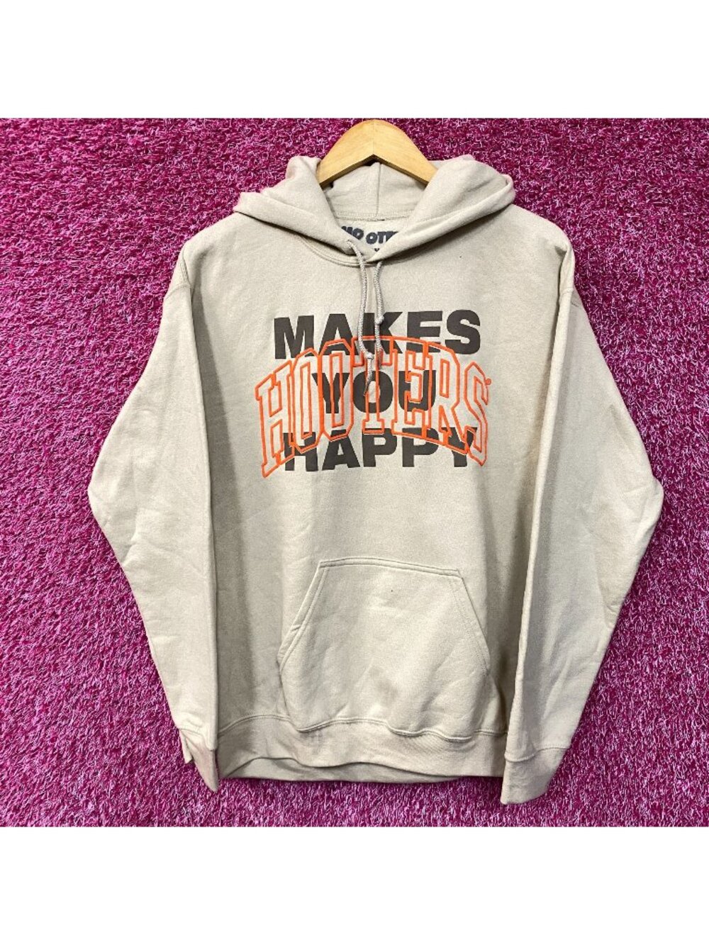 Hooters Makes You Happy Dual-Sided Hoodie Medium